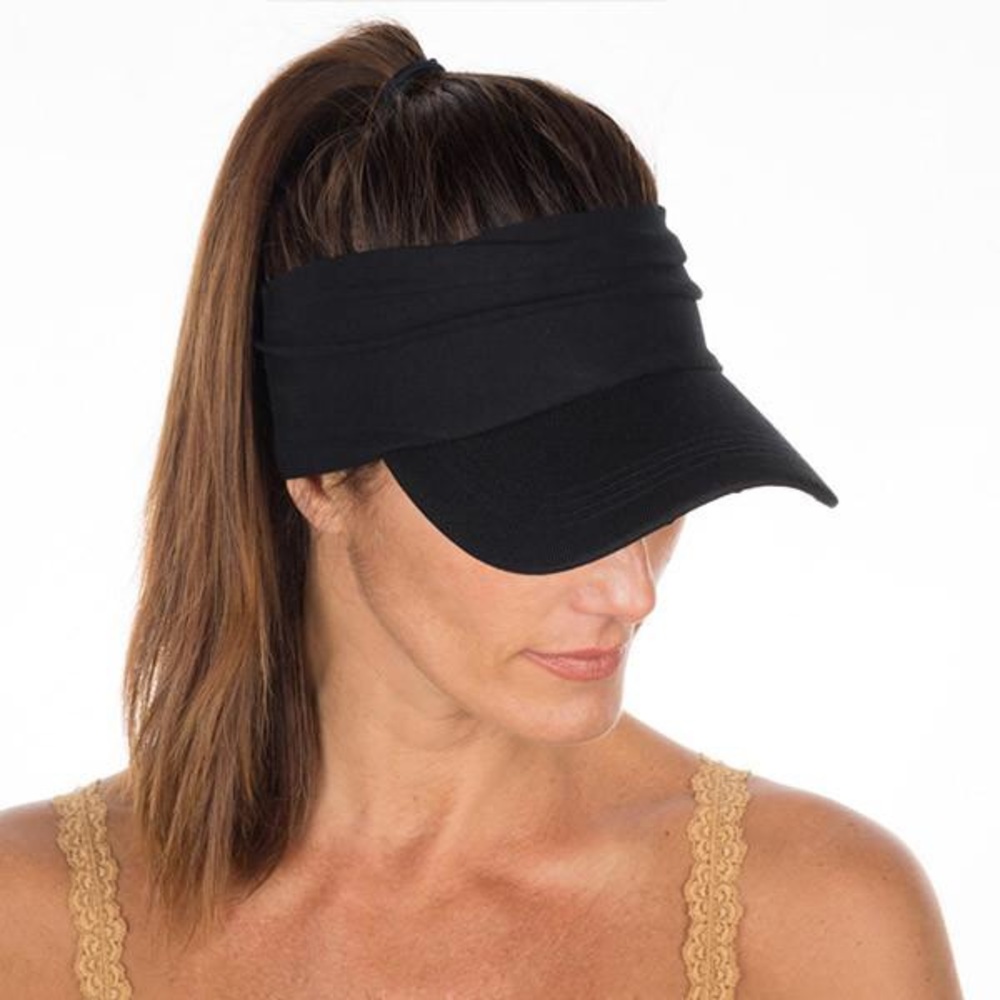 Vero Visor Headband - Black on Black